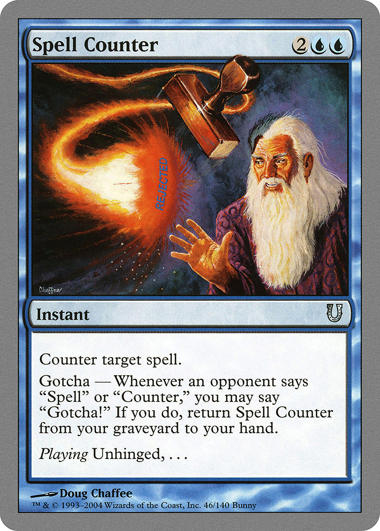 Spell Counter [Unhinged] Foil