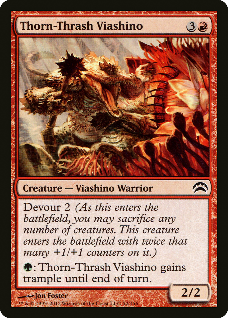 Thorn-Thrash Viashino (052) [Planechase 2012]  Foil