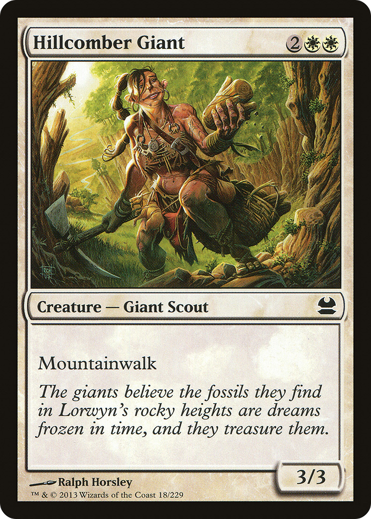 Hillcomber Giant [Modern Masters] Foil