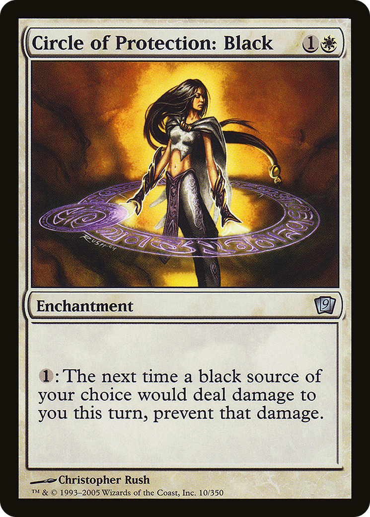 Circle of Protection: Black [Ninth Edition] Foil