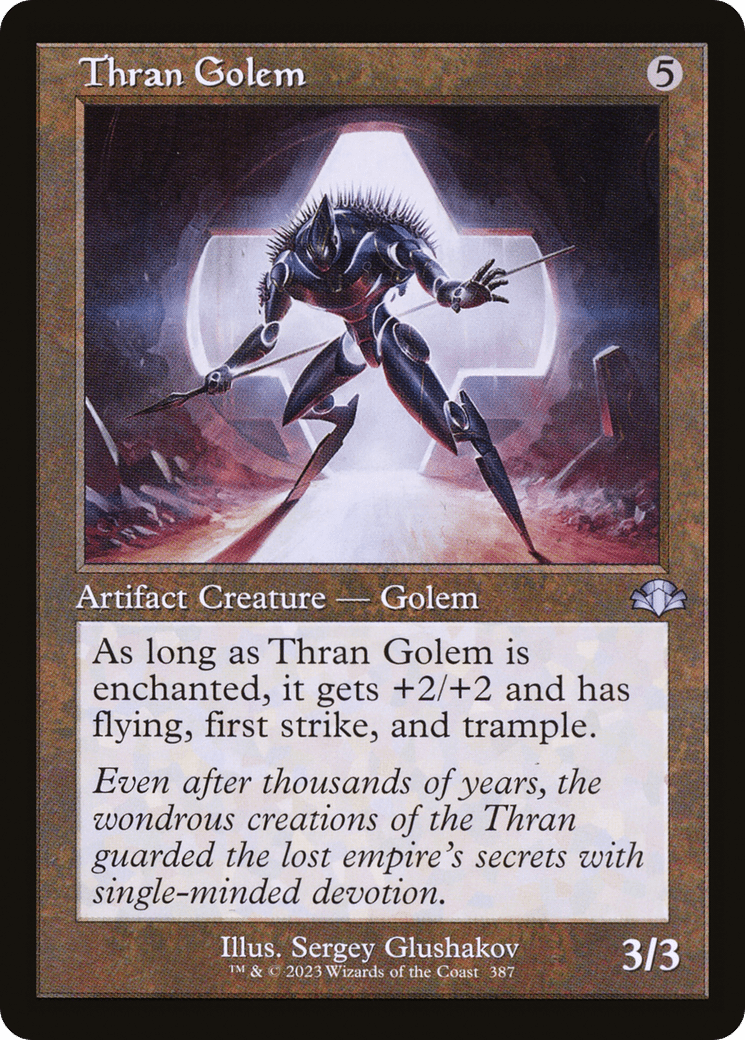 Thran Golem (Retro) [Dominaria Remastered]