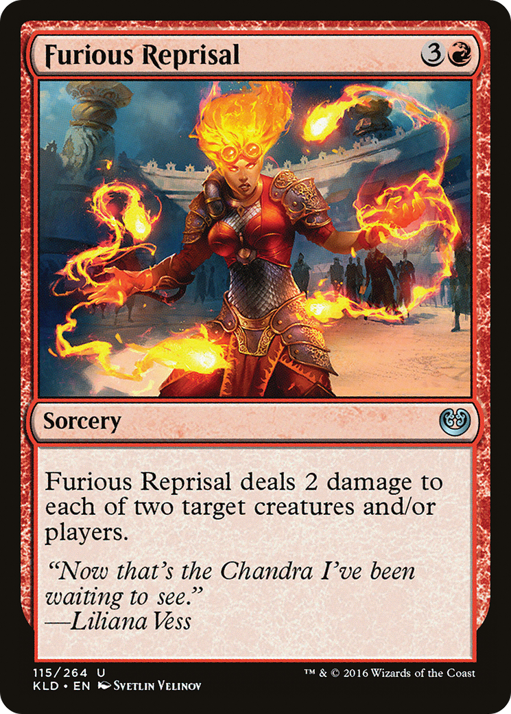 Furious Reprisal [Kaladesh] Foil