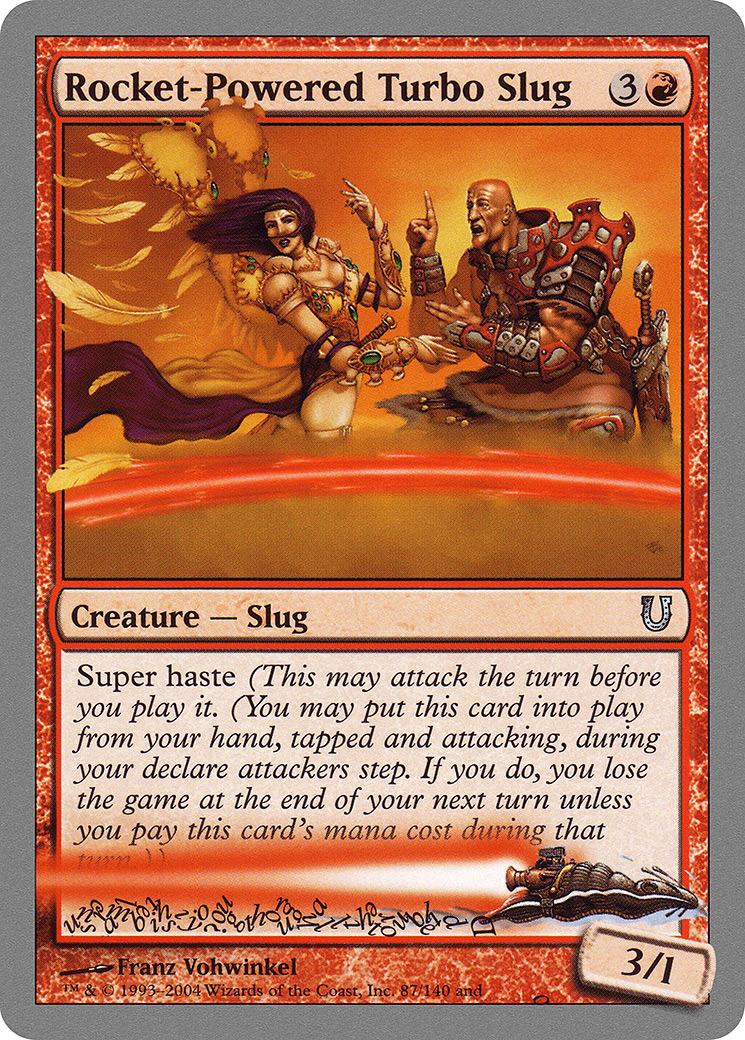 Rocket-Powered Turbo Slug [Unhinged] Foil