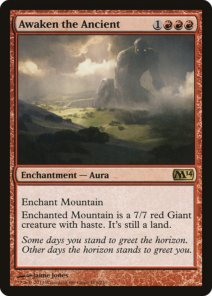 Awaken the Ancient [Magic 2014] Foil