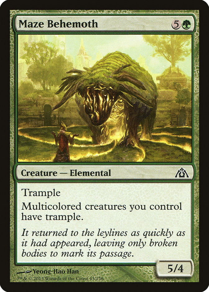 Maze Behemoth 43/156 (Dragon's Maze) 