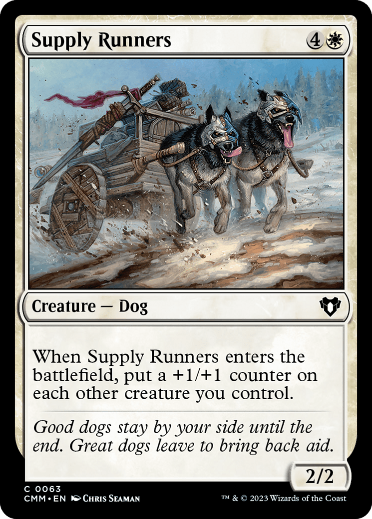 Supply Runners [Commander Masters] Foil