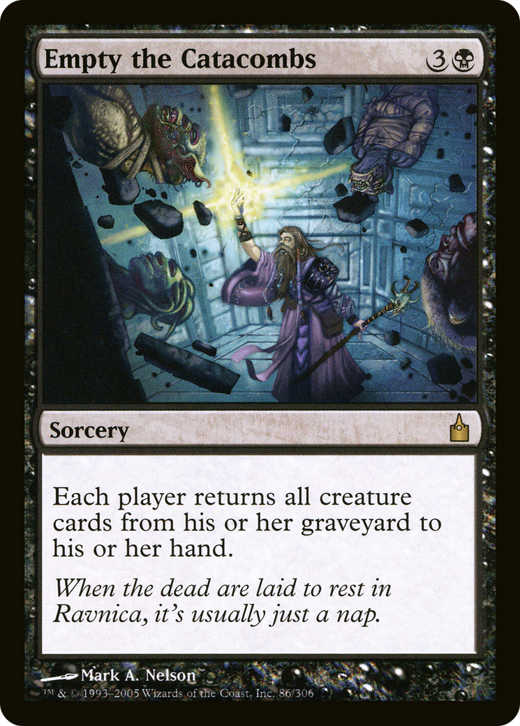 Empty the Catacombs [Ravnica: City of Guilds] Foil