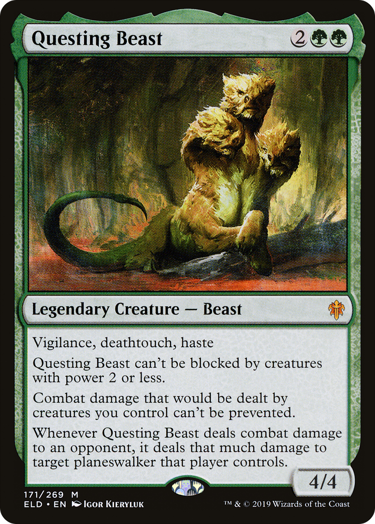 Questing Beast [Throne of Eldraine] Foil