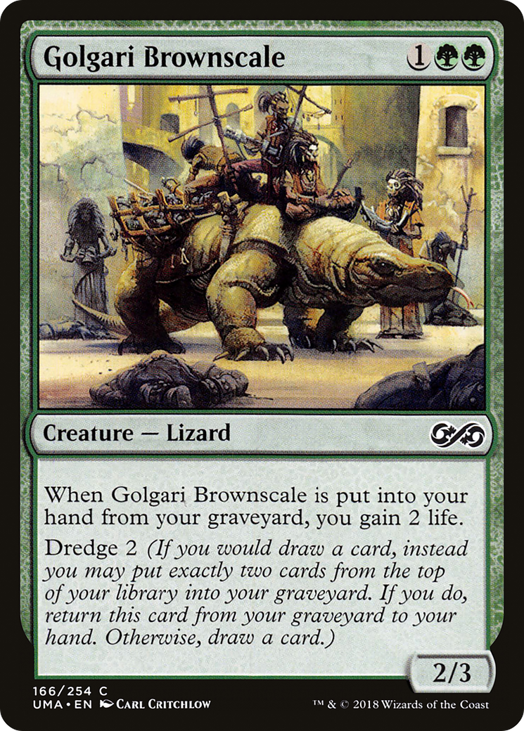 Golgari Brownscale [Ultimate Masters] Foil