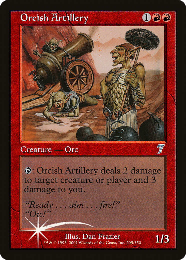 Orcish Artillery [Seventh Edition] Foil