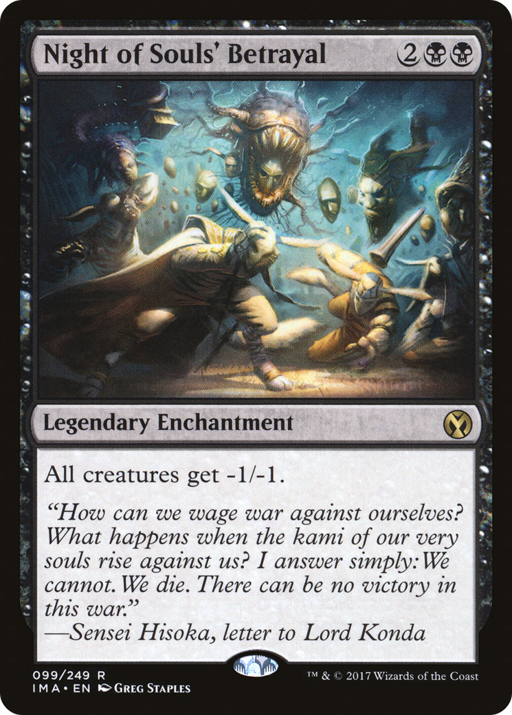 Night of Souls' Betrayal [Iconic Masters] Foil