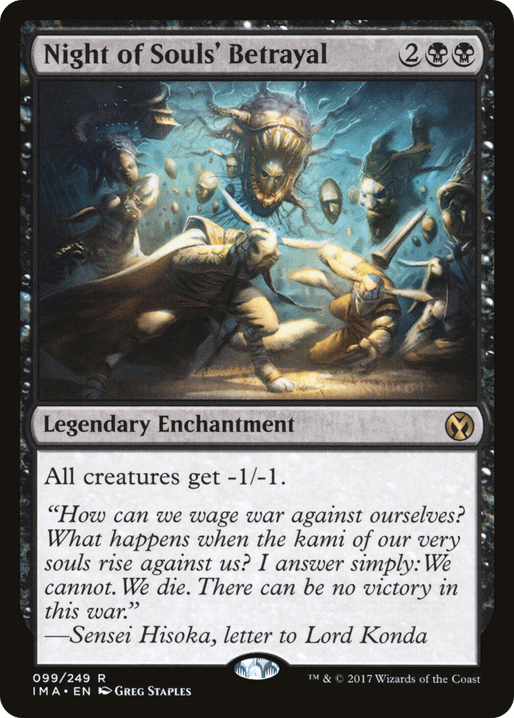 Night of Souls' Betrayal [Iconic Masters] Foil