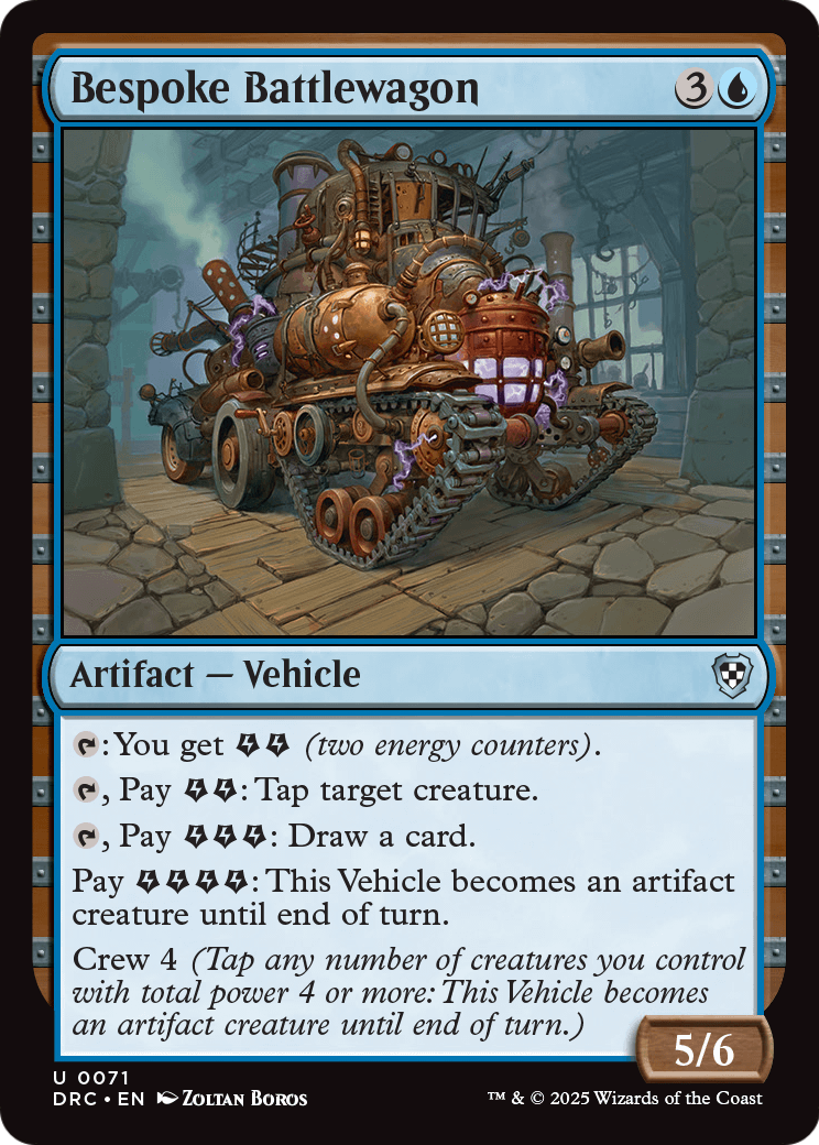 Bespoke Battlewagon (-071) [Commander: Aetherdrift]