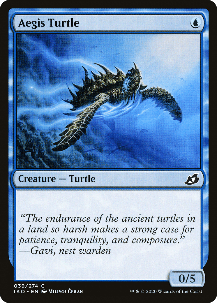 Aegis Turtle [Ikoria: Lair of Behemoths] Foil