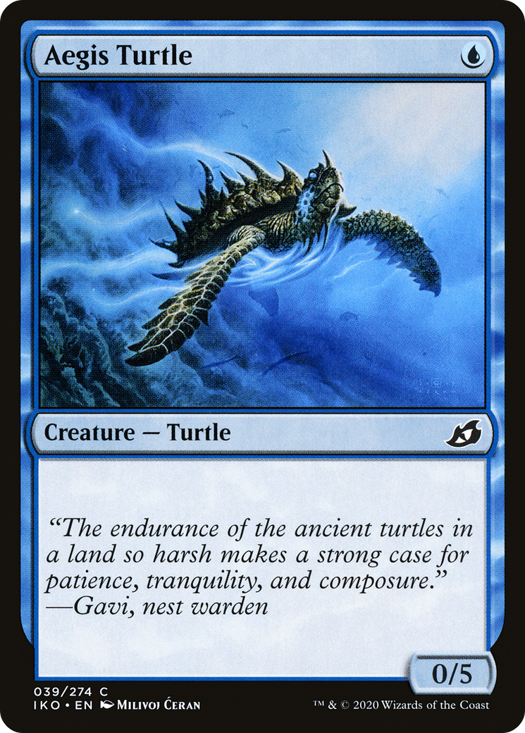 Aegis Turtle [Ikoria: Lair of Behemoths] Foil
