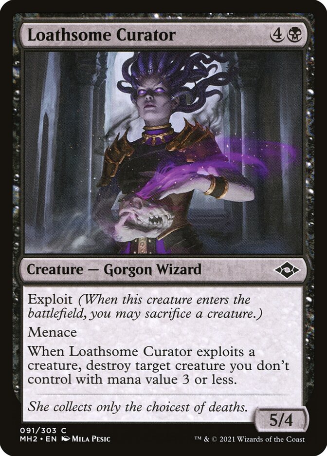 Loathsome Curator 91 (Modern Horizons 2)  - Foil