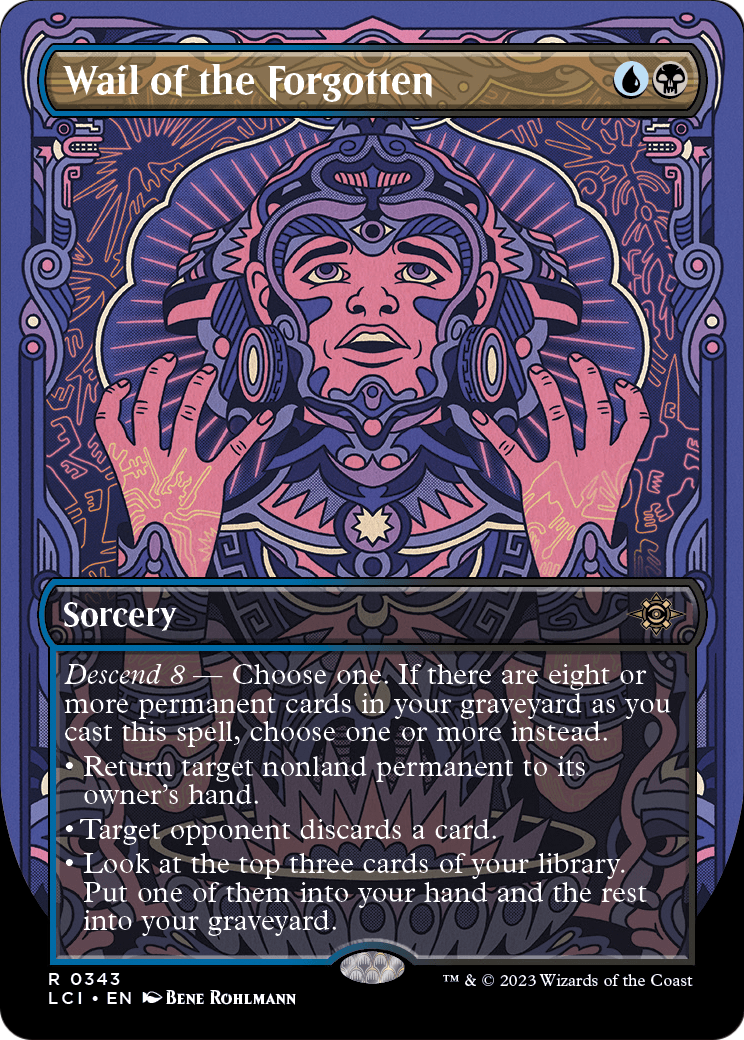 Wail of the Forgotten (Borderless) [The Lost Caverns of Ixalan] Foil