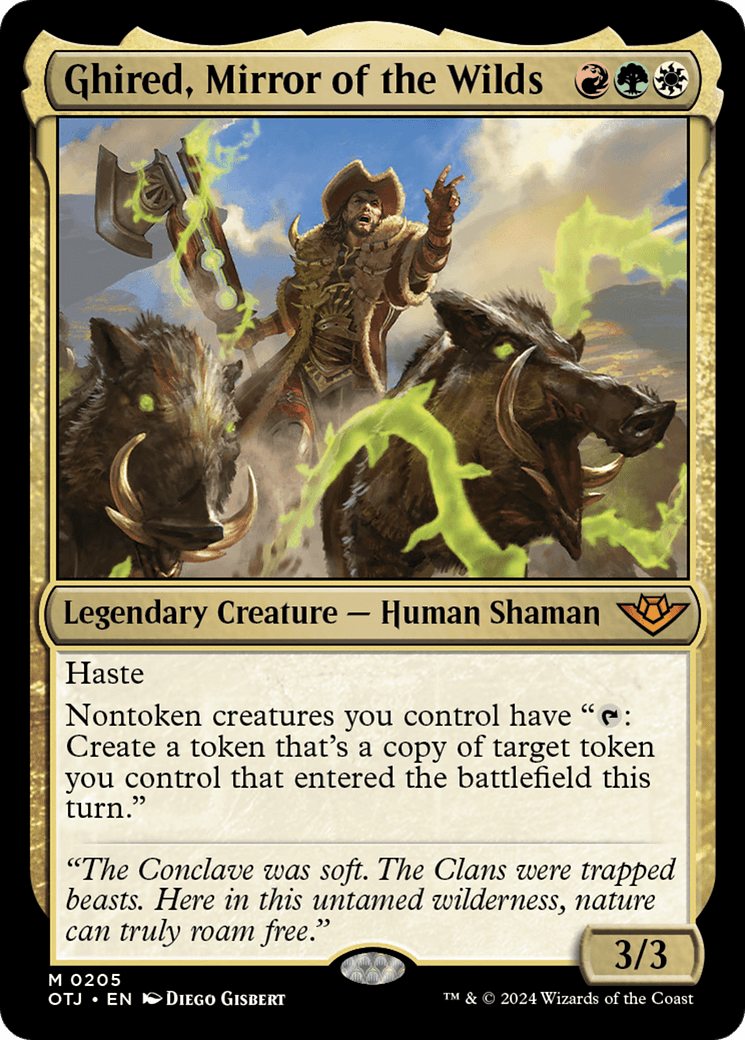 Ghired, Mirror of the Wilds [Outlaws of Thunder Junction] Foil