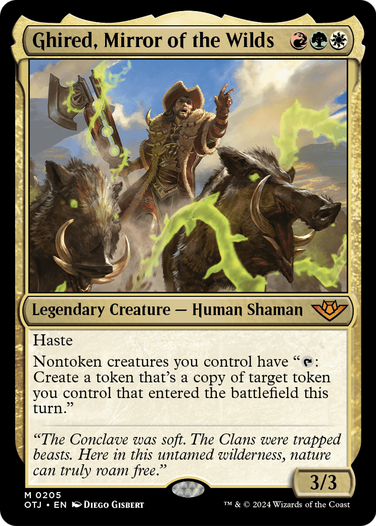 Ghired, Mirror of the Wilds [Outlaws of Thunder Junction] Foil