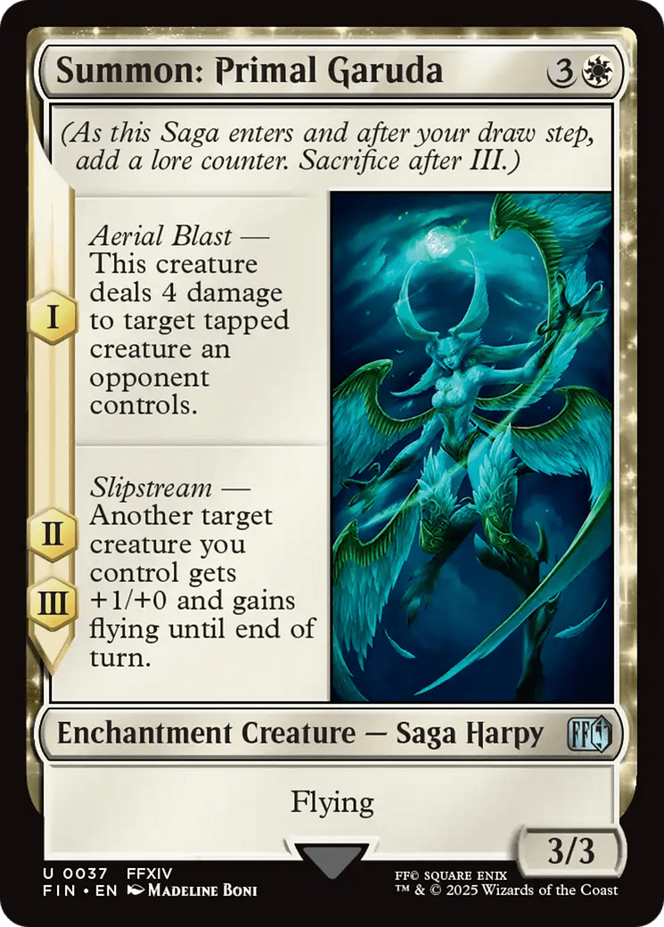 Summon: Primal Garuda (037) [FINAL FANTASY]  Foil