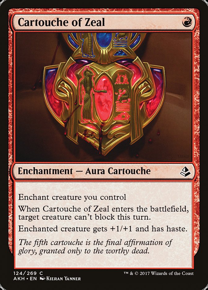 Cartouche of Zeal 124/269 (Amonkhet) 