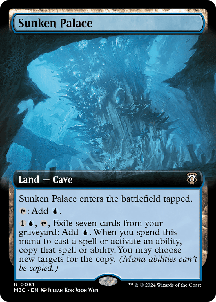 Sunken Palace (Extended Art) [Modern Horizons 3 Commander] Foil