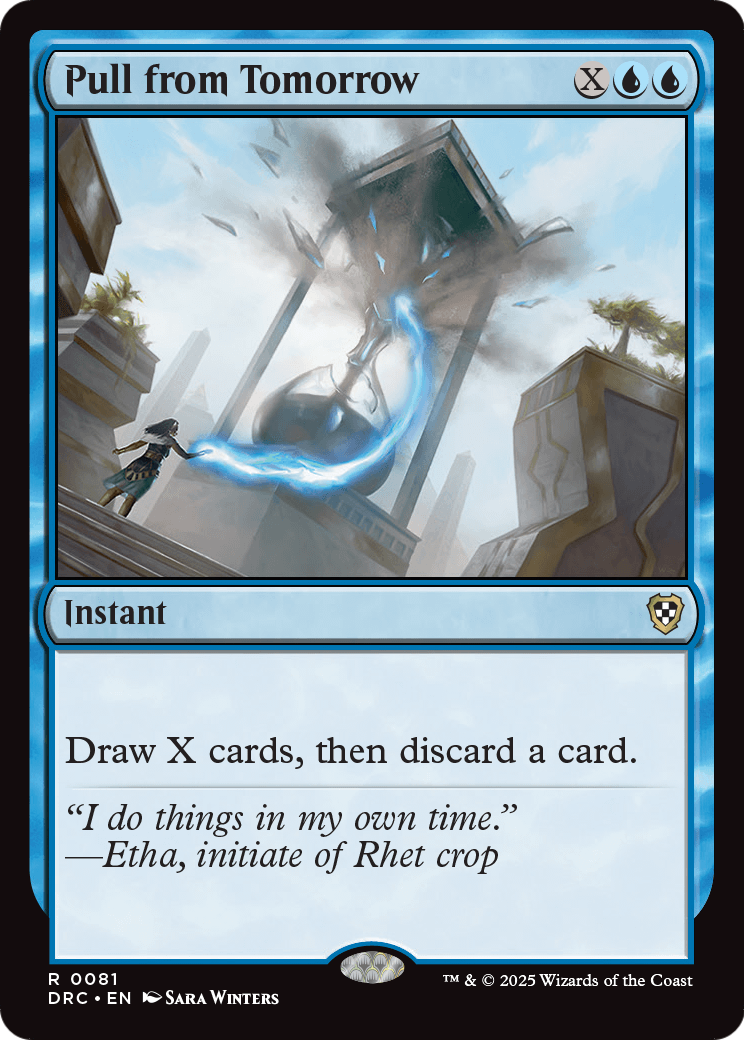 Pull from Tomorrow (-081) [Commander: Aetherdrift]