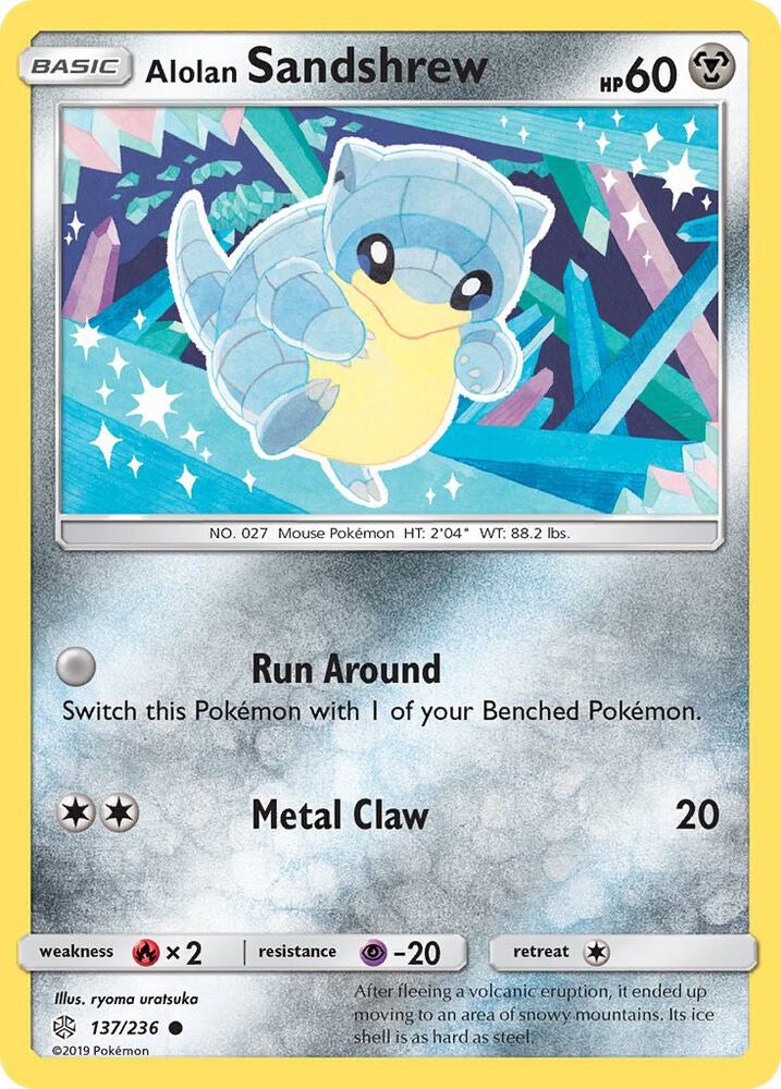 Alolan Sandshrew 137/236 (SM - Cosmic Eclipse) 