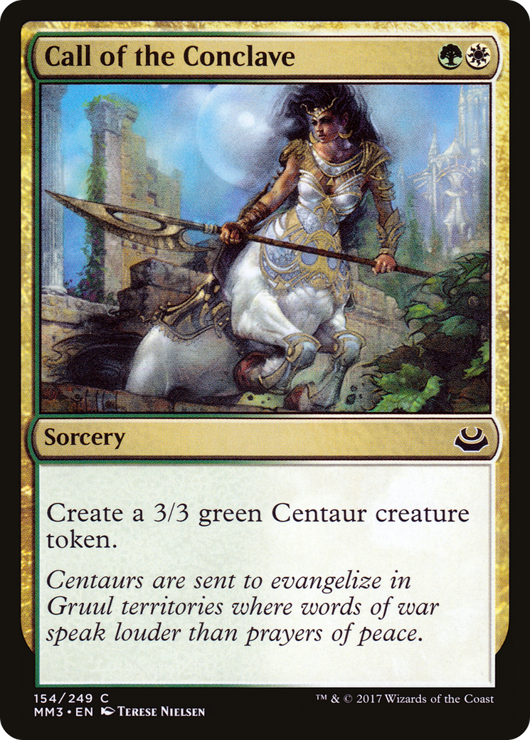 Call of the Conclave [Modern Masters 2017] Foil