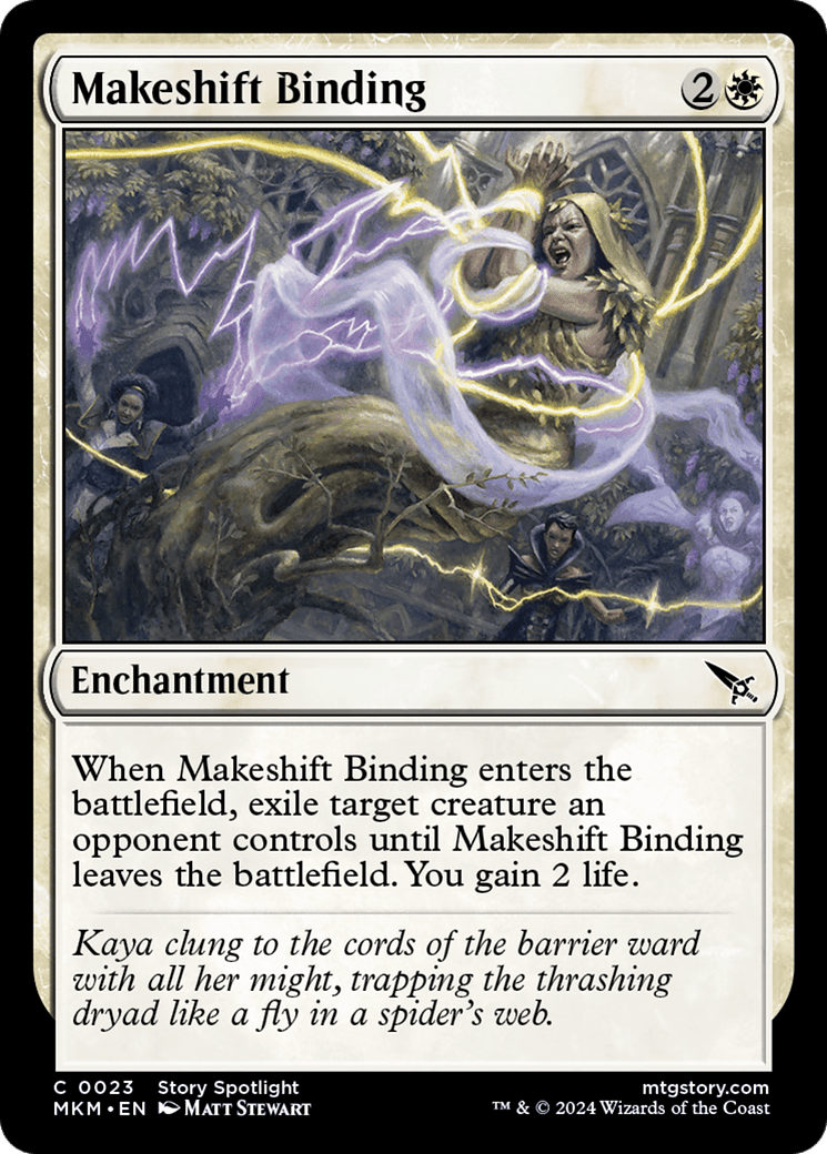 Makeshift Binding [Murders at Karlov Manor] Foil