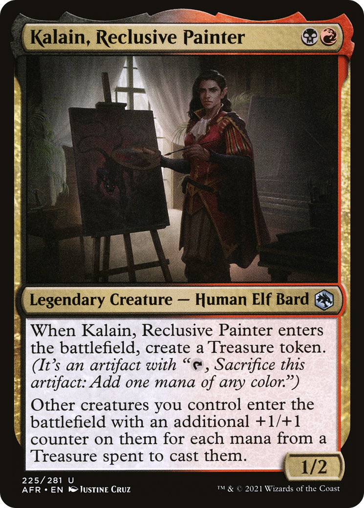 Kalain, Reclusive Painter [Dungeons & Dragons: Adventures in the Forgotten Realms] Foil