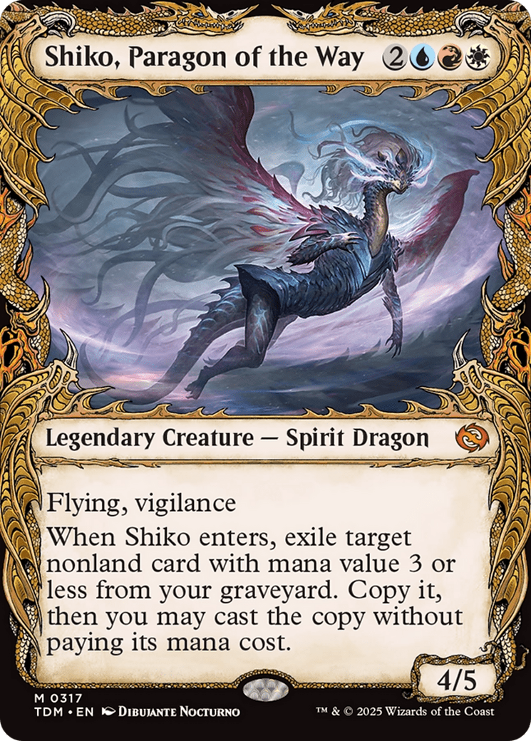 Shiko, Paragon of the Way (Showcase) (317) [Tarkir: Dragonstorm]