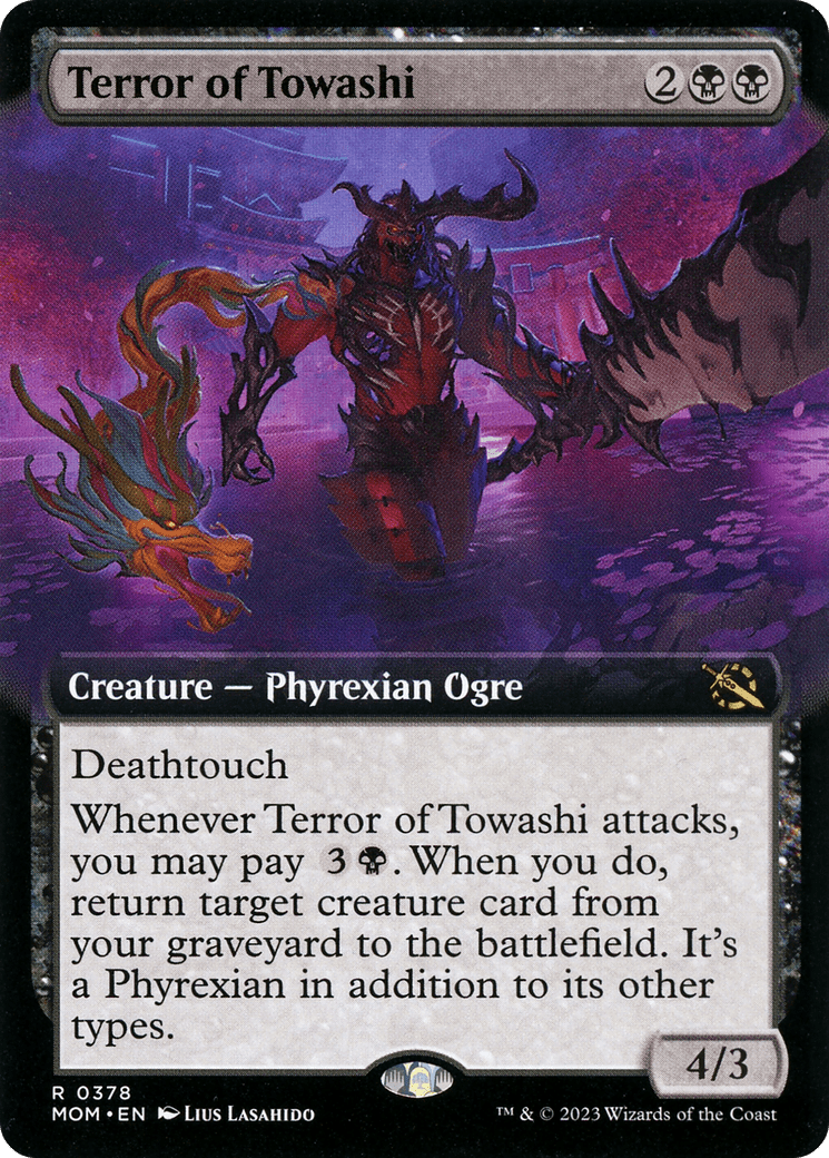Terror of Towashi (Extended Art) [March of the Machine] Foil