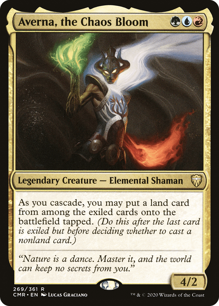 Averna, the Chaos Bloom [Commander Legends] Foil