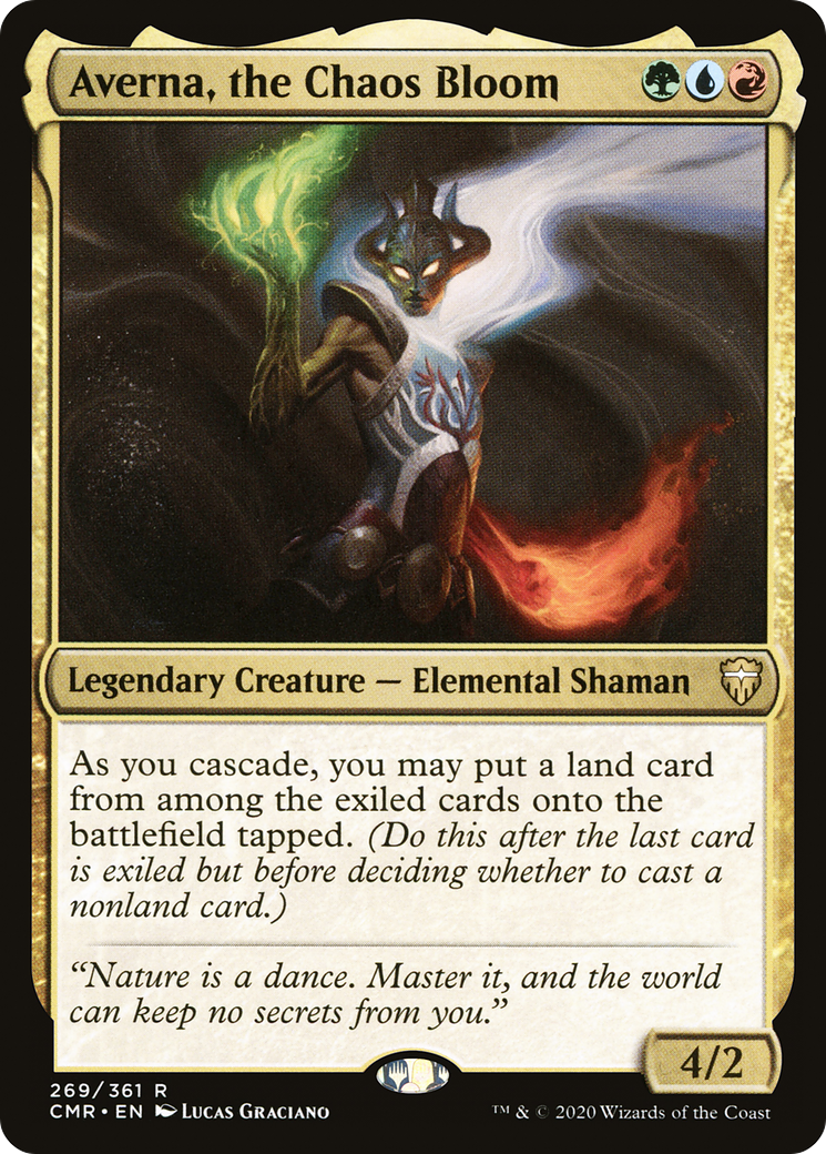 Averna, the Chaos Bloom [Commander Legends] Foil