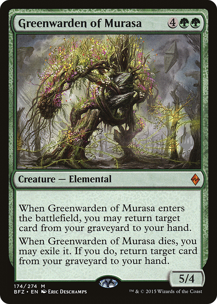 Greenwarden of Murasa (Promo Pack) [Battle for Zendikar Promos] Foil