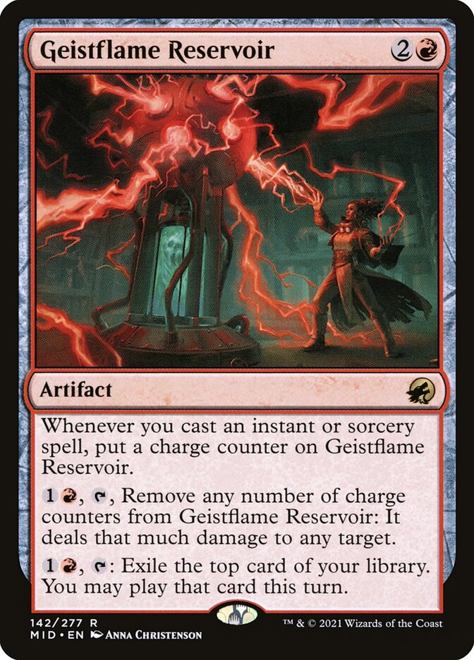 Geistflame Reservoir 142/277 (Innistrad: Midnight Hunt) 