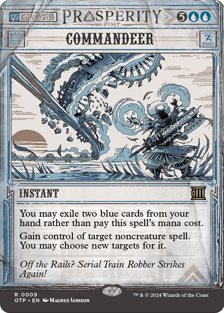 Commandeer [Outlaws of Thunder Junction: Breaking News] Foil