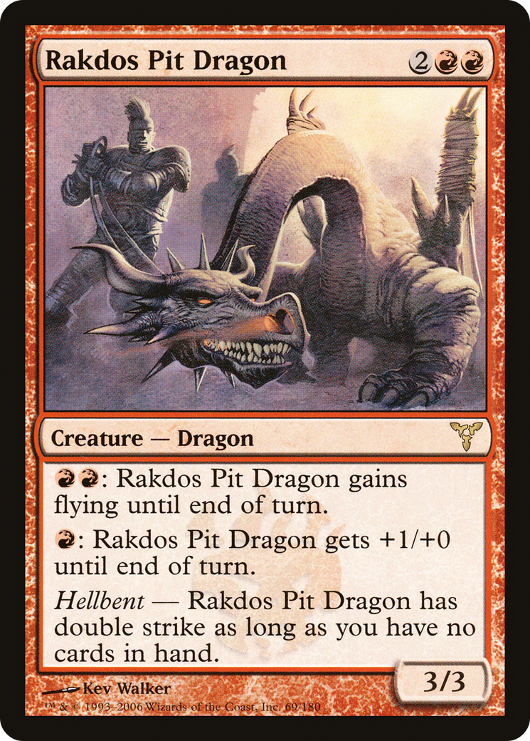 Rakdos Pit Dragon [Dissension] Foil