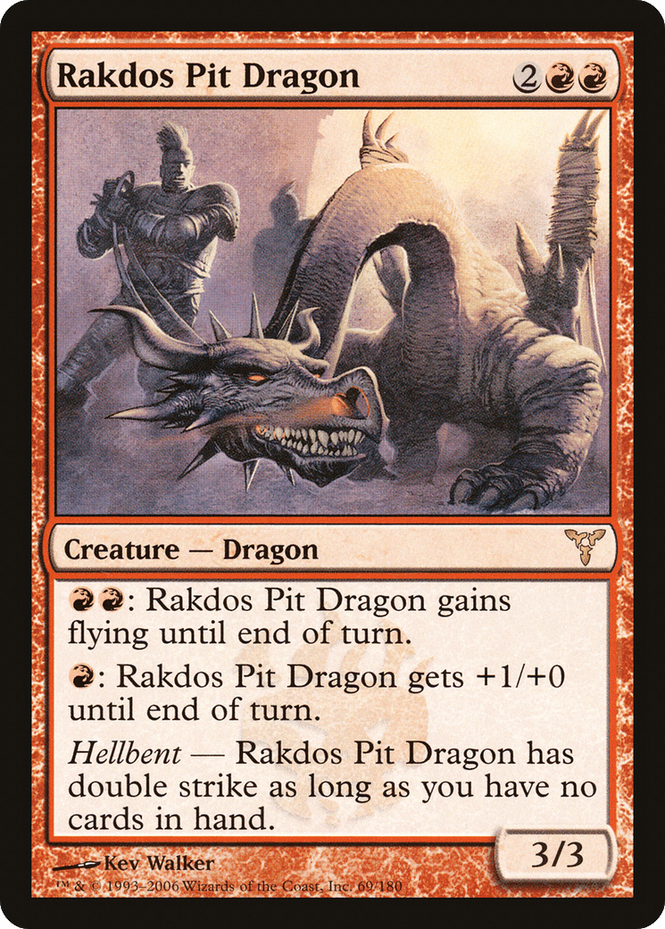 Rakdos Pit Dragon [Dissension] Foil