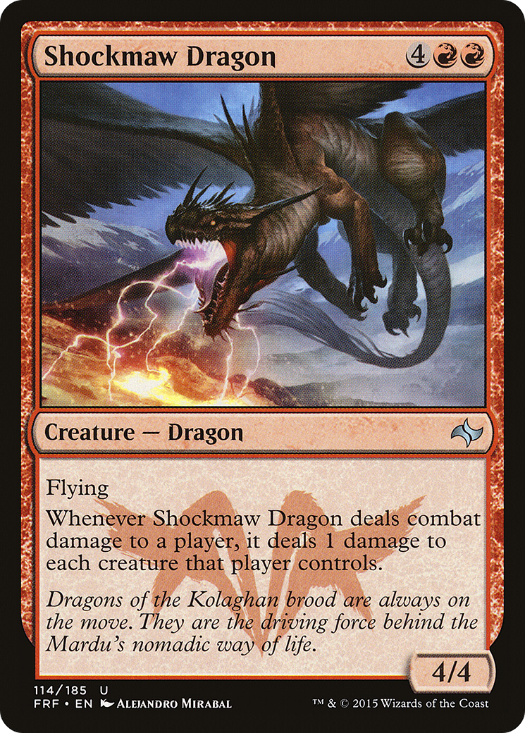 Shockmaw Dragon [Fate Reforged] Foil