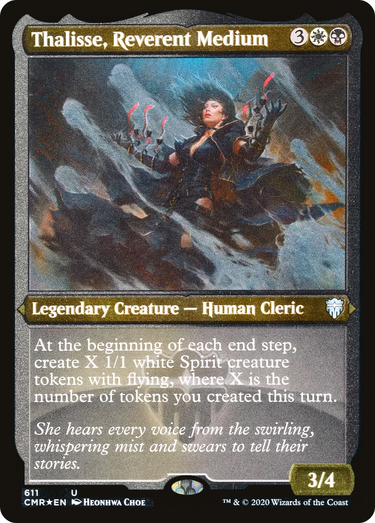 Thalisse, Reverent Medium (611) [Commander Legends]  Foil