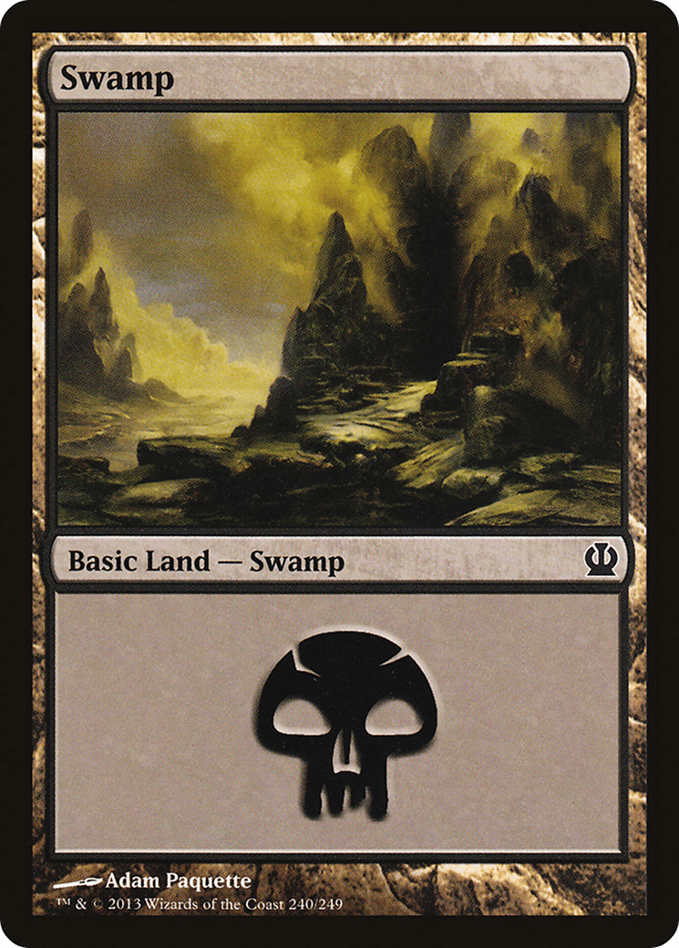 Swamp (240) [Theros] Foil