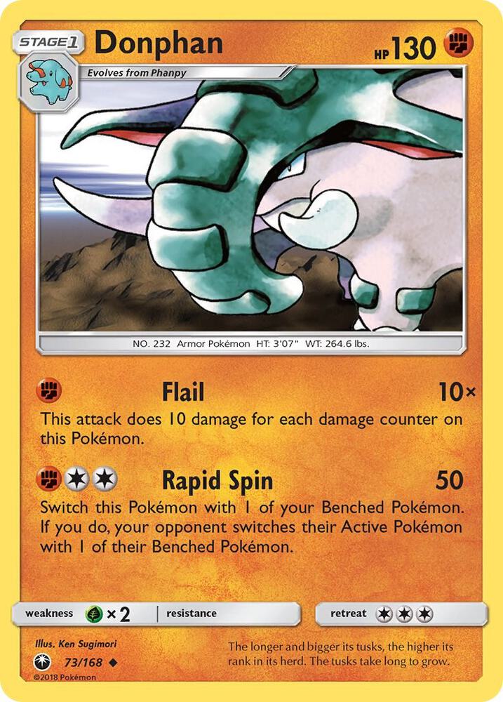 Donphan 73/168 (SM - Celestial Storm) 