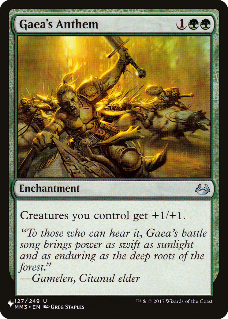 Gaea's Anthem |  (MM3-127) [The List]