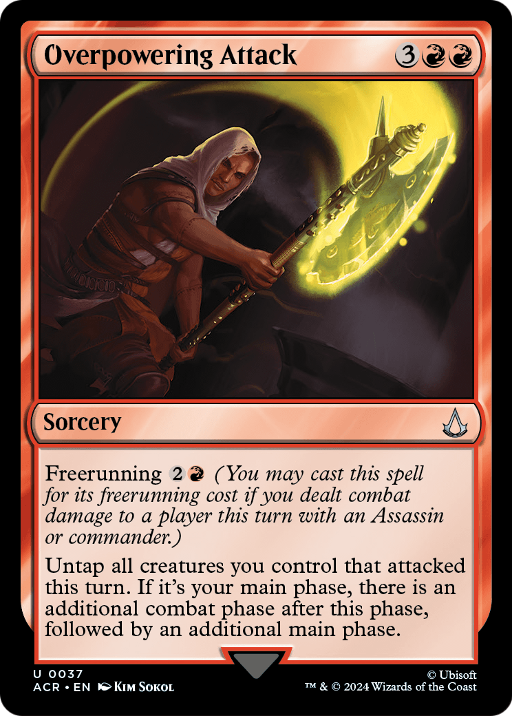 Overpowering attack [Assassin's Creed] Foil