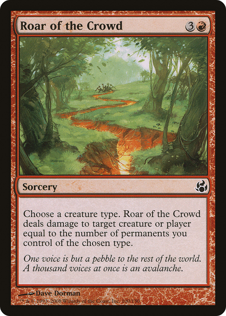Roar of the Crowd [Morningtide] Foil