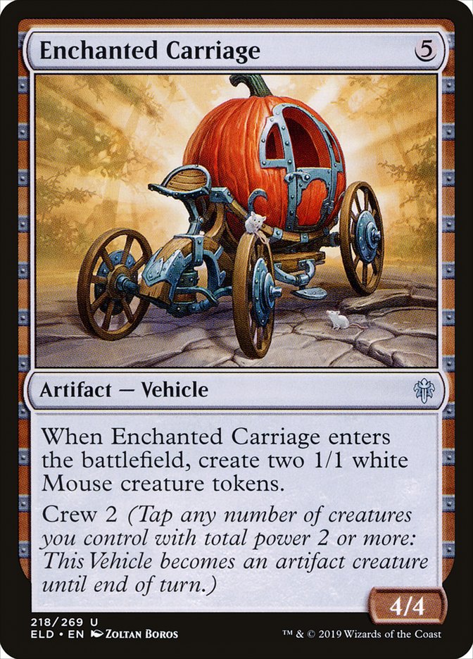 Enchanted Carriage 218/269 (Throne of Eldraine) 