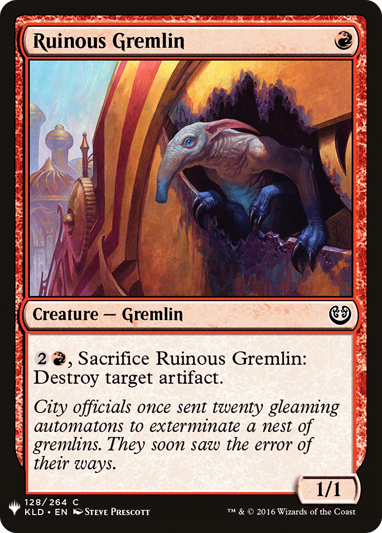 Ruinous Gremlin |  (KLD-128) [The List]