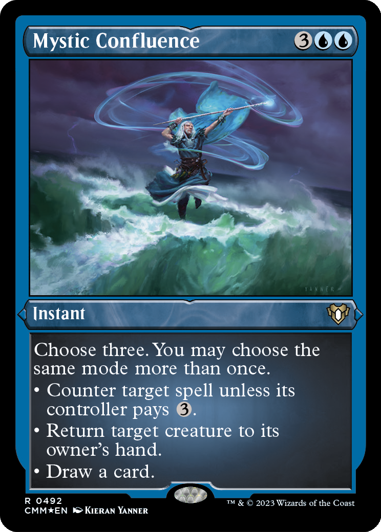 Mystic Confluence (CMM-492) - Commander Masters Etched Foil